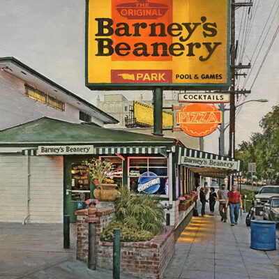 Alexander Orlov Artist Oil painting Barney's Beanery