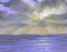 American Legacy Fine Arts presents "Cloudburst" a painting by Peter Adams.