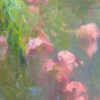 American Legacy Fine Arts presents "Floral Abstract-Harmony in Pink and Green" a painting by David Gallup.