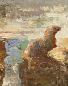 American Legacy Fine Arts presents "Sea Lion's Perch" a painting by David Gallup.