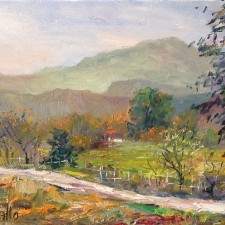 American Legacy Fine Arts presents "Old Road, Las Virgenes Canyon" a painting by George Gallo