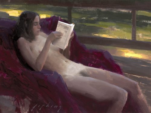 American Legacy Fine Arts presents "Tuesday Morning" a painting by Jeremy Lipking.