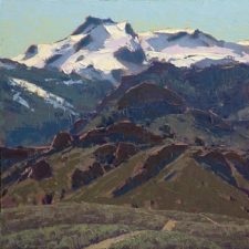 American Legacy Fine Arts presents "Warner Mountains Spring" a painting by Jean LeGassick.
