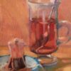 American Legacy Fine Arts presents "Tea Break' a painting by Jean LeGassick.