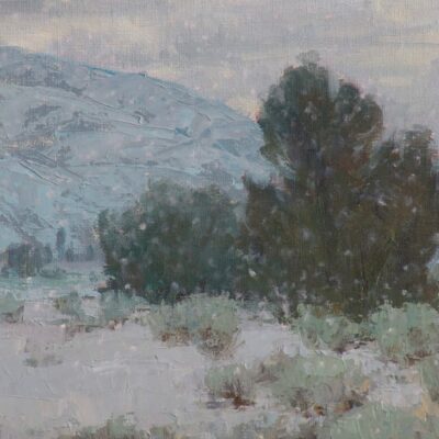 American Legacy Fine Arts presents "Winter Quiet" a painting by Jean LeGassick.
