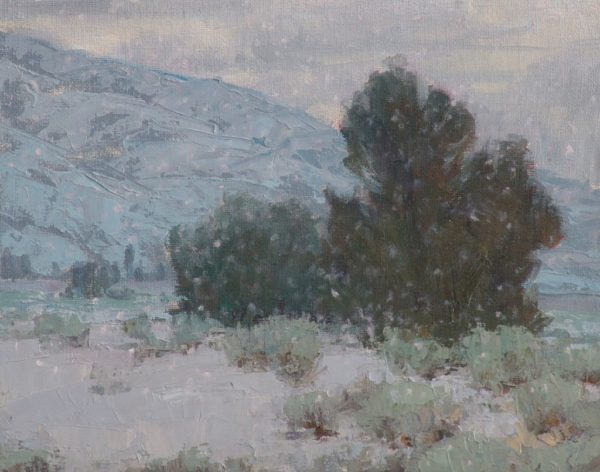 American Legacy Fine Arts presents "Winter Quiet" a painting by Jean LeGassick.