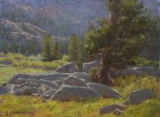 American Legacy Fine Arts presents "Valley Elements" a painting by Jean LeGassick.