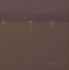 American Legacy Fine Arts presents "Nocturne in Blue Violet Grey" a painting by Jennifer Moses.