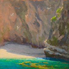 American Legacy Fine Arts presents "By Lofty Design" a painting by Jennifer Moses.