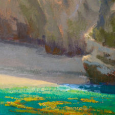 American Legacy Fine Arts presents "By Lofty Design" a painting by Jennifer Moses.