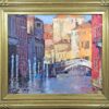 American Legacy Fine Arts presents "Hidden Canals, Venice" a painting by Jove Wang.