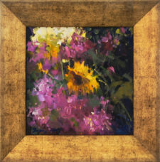 American Legacy Fine Arts presents "Jove's Summer Garden" a painting by Jove Wang.