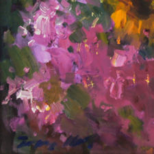 American Legacy Fine Arts presents "Jove's Summer Garden" a painting by Jove Wang.