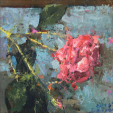 American Legacy Fine Arts presents "Quality Rose" a painting by Jove Wang.
