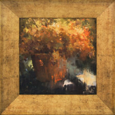 American Legacy Fine Arts presents "Autumn Season" a painting by Jove Wang.