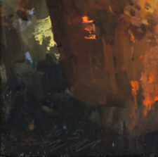 American Legacy Fine Arts presents "Autumn Season" a painting by Jove Wang.