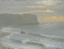 American Legacy Fine Arts presents "Early Fall; Abalone Cove" a painting by Peter Adams.