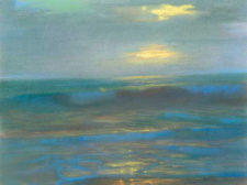 American Legacy Fine Arts presents "Glimmer of Light" a painting by Peter Adams.