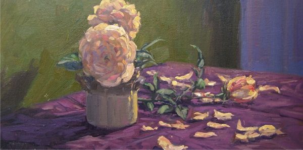 American Legacy Fine Arts presents "Pink Petals" a painting by Scott W. Prior