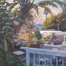 American Legacy Fine Arts presents "Double Wides in Paradise" a painting by Scott W. Prior.
