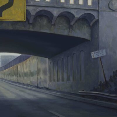 American Legacy Fine Arts presents "110 Freeway Bridge" a painting by Tony Peters.