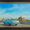 American Legacy Fine Arts presents "Blue Falcon" a painting by Tony Peters.