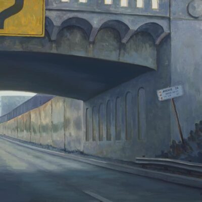 American Legacy Fine Arts presents "110 Freeway Bridge" a painting by Tony Peters.