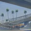 American Legacy Fine Arts presents "Pedestrian Walkway, PCH" a painting by Tony Peters.