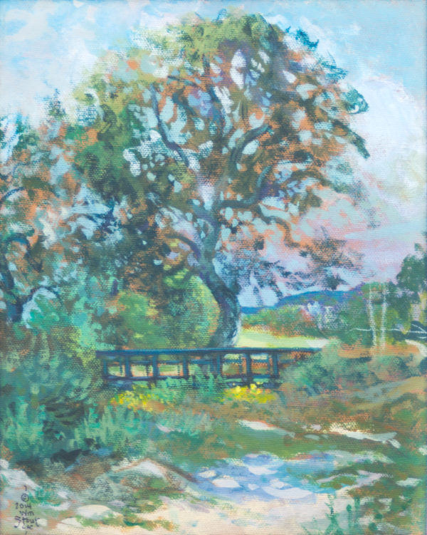 American Legacy Fine Arts presents "Dry Gully Bridge" a painting by William Stout.