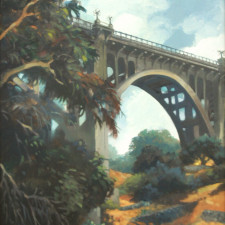 American Legacy Fine Arts presents "Colorado Street Bridge" a painting by Wiliam Stout.