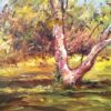 American Legacy Fine Arts presents "Franklin Canyon Tree" a painting by George Gallo.