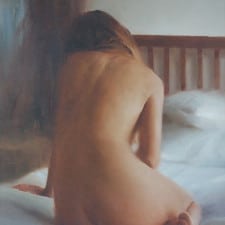 American Legacy Fine Arts presents "Untitled Nude" a painting by Ryan Wurmser.