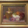 Theodore Lukits Historic Artist Oil Painting Rose and Gold