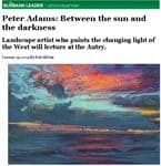 Peter Adams Featured in the Burbank Leader January 24, 2014 Issue