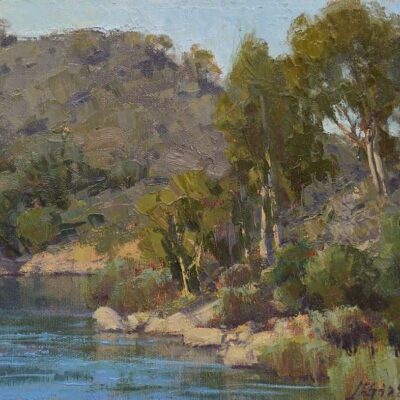 American Legacy Fine Arts presents "At Dixon Lake" a painting by Jean LeGassick.