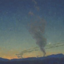 American Legacy Fine Arts presents "Evening Pillar" a painting by Jennifer Moses.