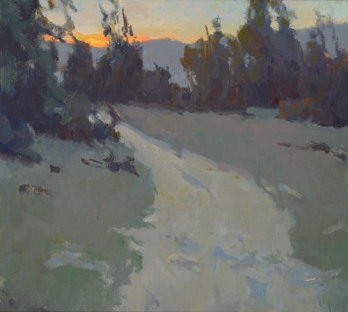 American Legacy Fine Arts presents "The Gloaming" a painting by Jennifer Moses.