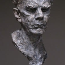 American Legacy Fine Arts presents "Portrait Study I, Mr. Koch" a sculpture by Alicia Ponzio.