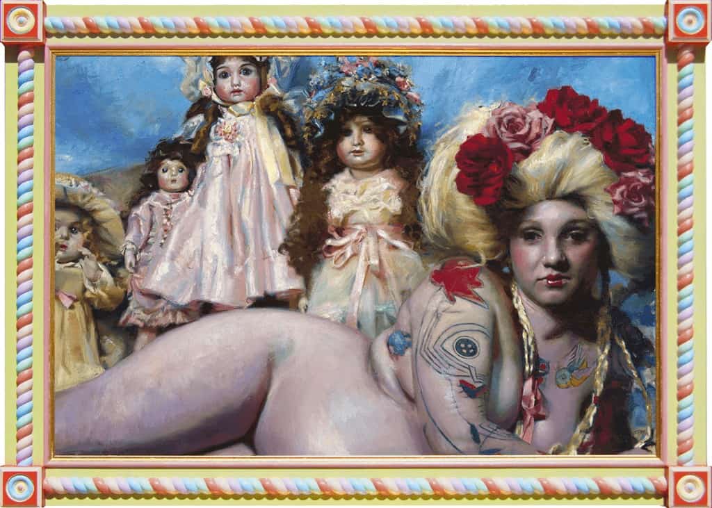 American Legacy Fine Arts presents "Carousel" a painting by Teresa Oaxaca.