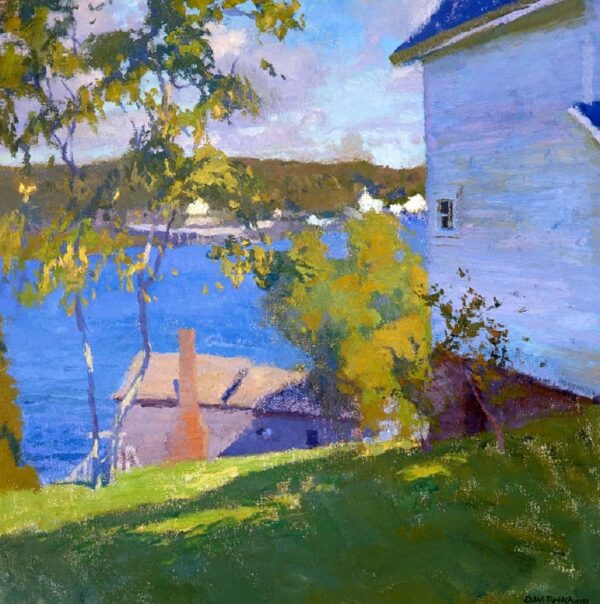 American Legacy Fine Arts presents " Both Bay, Maine' a painting by Daniel W. Pinkham.