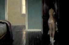 American Legacy Fine Arts presents "Le Matin; In the Artist’s Bedroom" a painting by Jeremy Lipking.