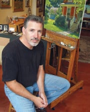 Joseph Paquet in his Studio.