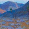 American Legacy Fine Arts presents "Desert Contrasts; Joshua Tree Highlands" a painting by Eric Merrell.