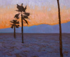 American Legacy Fine Arts presents "The Arc of Evening" a painting by Eric Merrell.