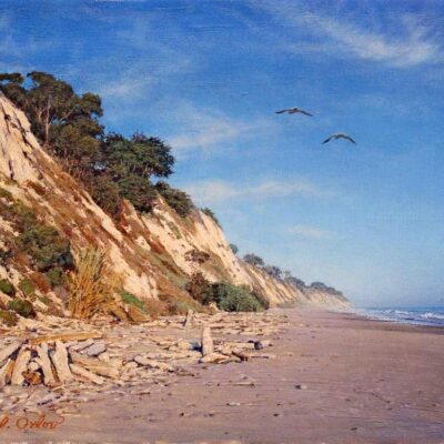American Legacy Fine Arts presents "La Mesa Beach" a painting by Alexander V. Orlov.