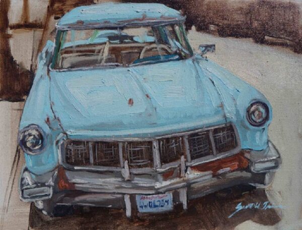 American legacy Fine Arts presents "One Sweet Ride" a painting by Scott W.Prior.