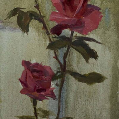 American Legacy Fine Arts Presents "Thompson Roses" a painting by Tony Pro.