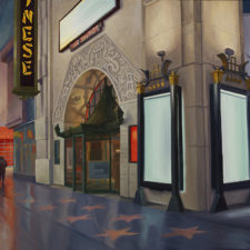 American Legacy Fine Arts presents "Chinese Theater" a painting by Tony Peters.