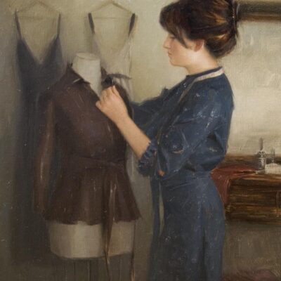 American Legacy Fine Arts presents "Dress Form" a painting by Aaron Westerberg.