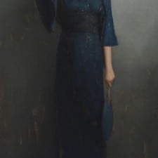 American Legacy Fine Arts presents "The Blue Kimono" a painting by Aaron Westerberg.